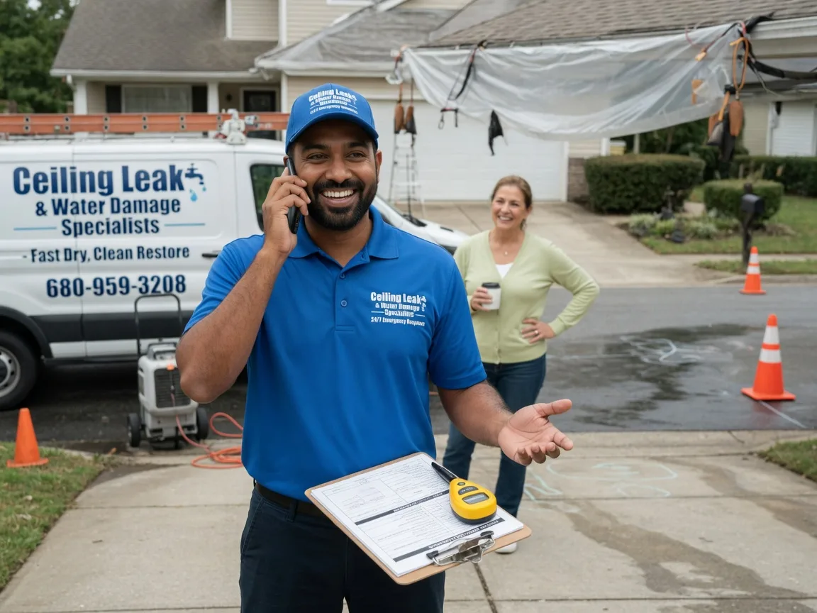 Ceiling Leak Cleanup Pecks Mill, WV FAQs